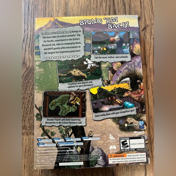 Zoo Tycoon 2 Extinct Animals Expansion Pack & Marine Mania Incl. Dinosaur Digs - Picture 2 of 4